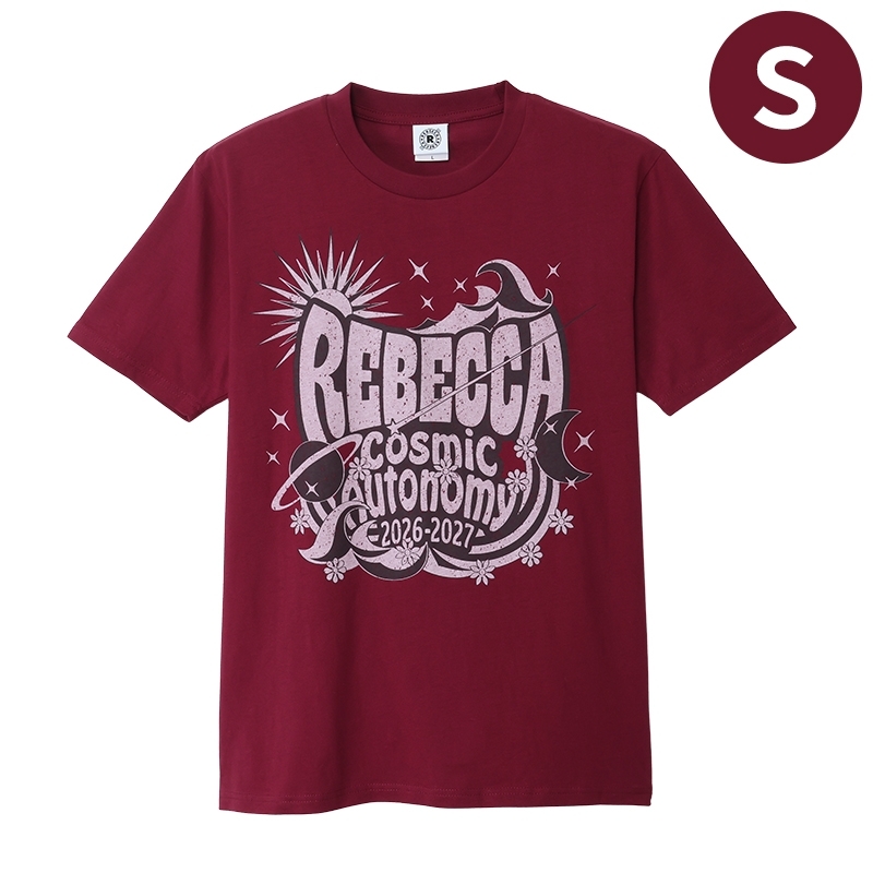 ビンテージロゴTシャツ 【Sサイズ】 WINE RED : REBECCA（レベッカ