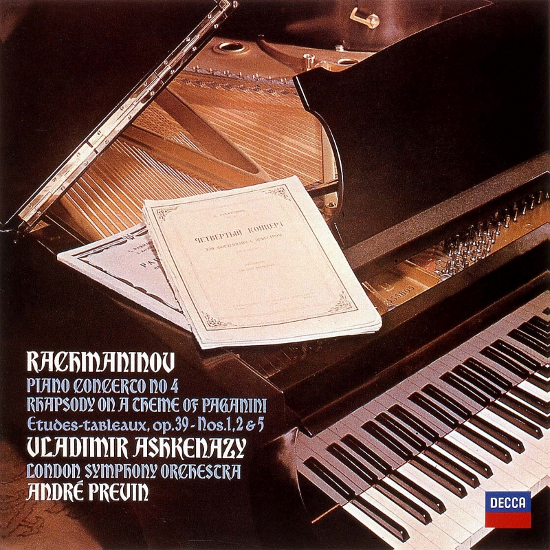 ピアノ協奏曲第4番、パガニーニ狂詩曲、他　ヴラディーミル・アシュケナージ、プレヴィン＆ロンドン交響楽団