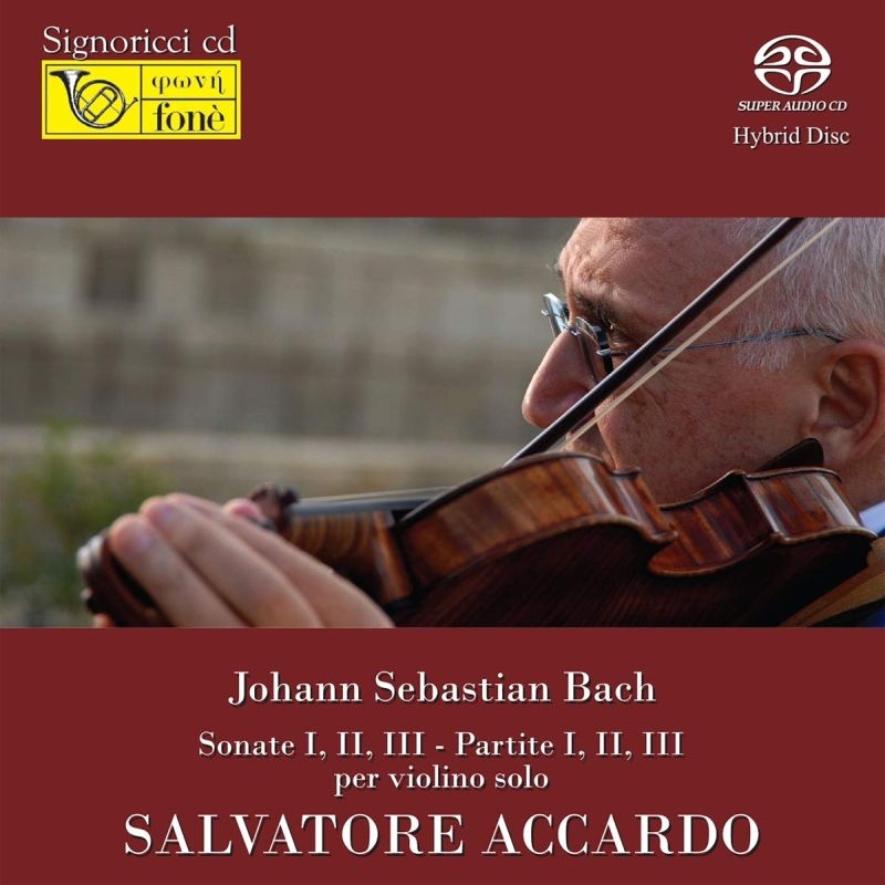 無伴奏ヴァイオリンのためのソナタとパルティータ全曲 サルヴァトーレ・アッカルド（2007）（2SACD） : バッハ（1685-1750） |  HMVu0026BOOKS online - FONE061SA