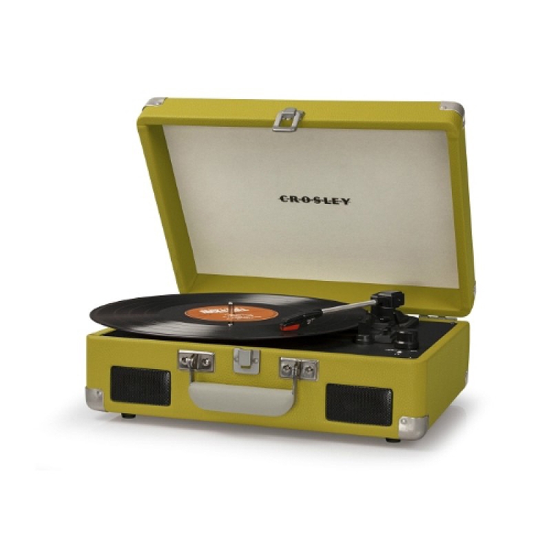 Crosley Cruiser II バッテリー駆動対応ポータブルレコードプレイヤー 