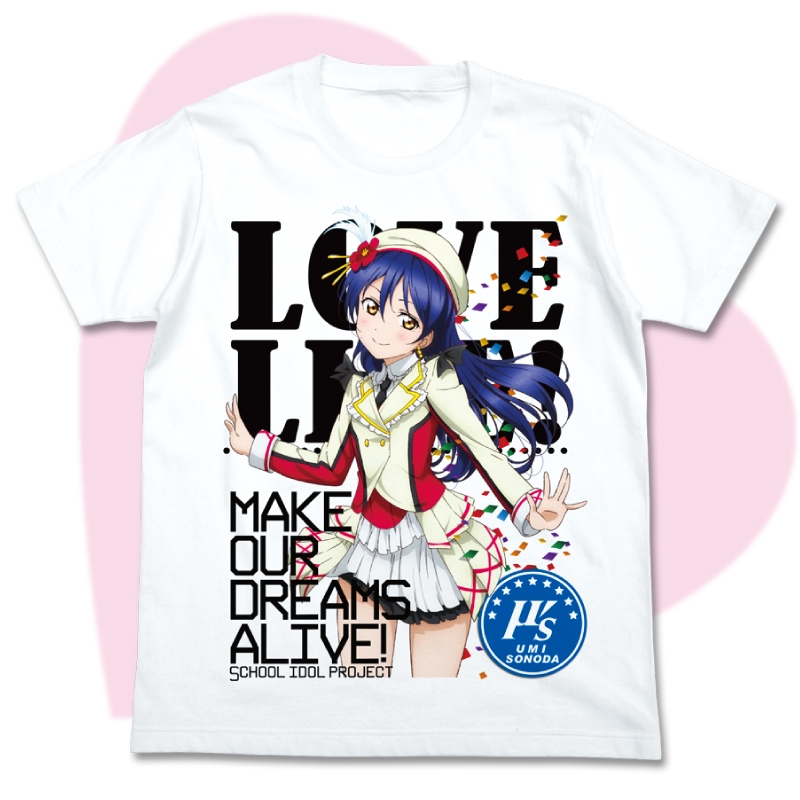 園田海未 フルカラーTシャツ WHITE【L】/ ラブライブ！ | HMV&BOOKS