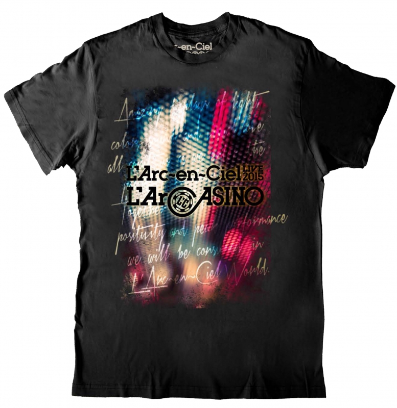 LIVE TシャツB（LED/サイズL）【L'Arc～en～Ciel LIVE 2015「L 