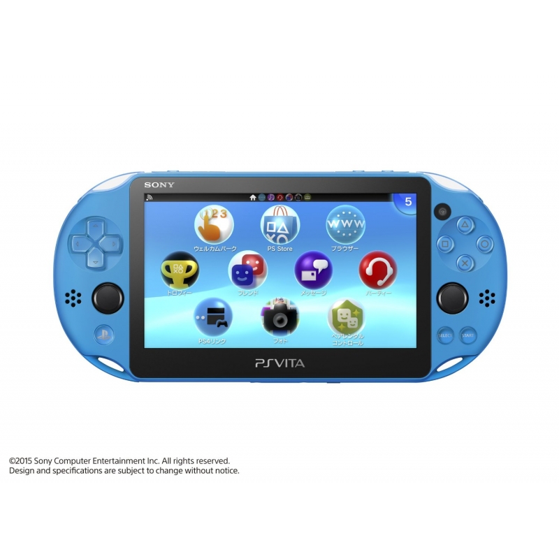 PlayStation Vita Wi-Fiモデル PCH-2000シリーズ アクア・ブルー ...