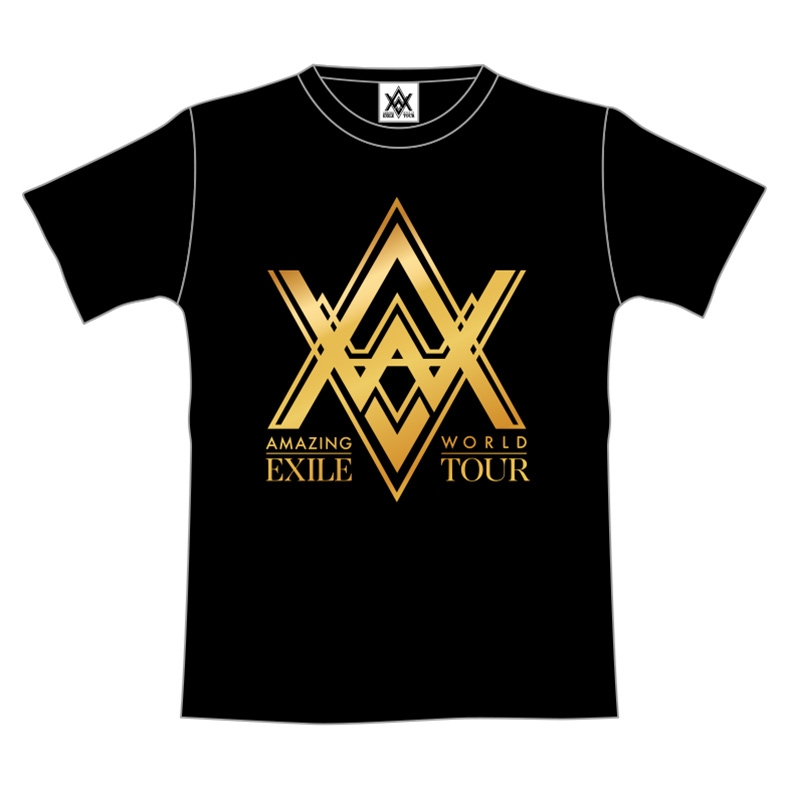 ツアーTシャツ【M】ブラック/ EXILE LIVE TOUR 2015 “AMAZING WORLD 