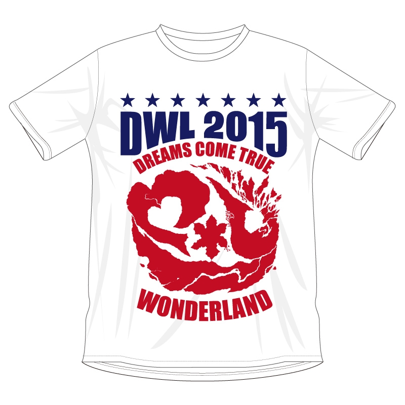 Tシャツ ホワイト M 史上最強の移動遊園地 Dreams Come True Wonderland 15 Dreams Come True Hmv Books Online Lp0456