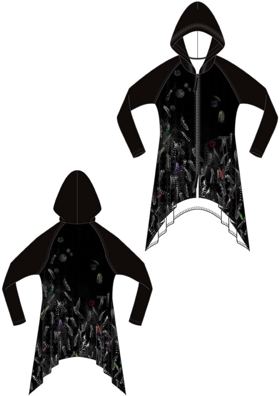 Hyde x Roen produced by HIROMUTAKAHARA DRAPE FEATHER PARKA（サイズ 