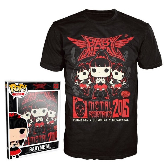 BABYMETAL Rock Poster Pop T-Shirt 【Mサイズ】 : BABYMETAL