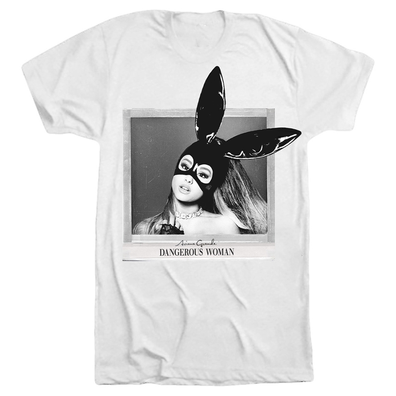 Dangerous Woman White Tee 【L】 : Ariana Grande | HMV&BOOKS online