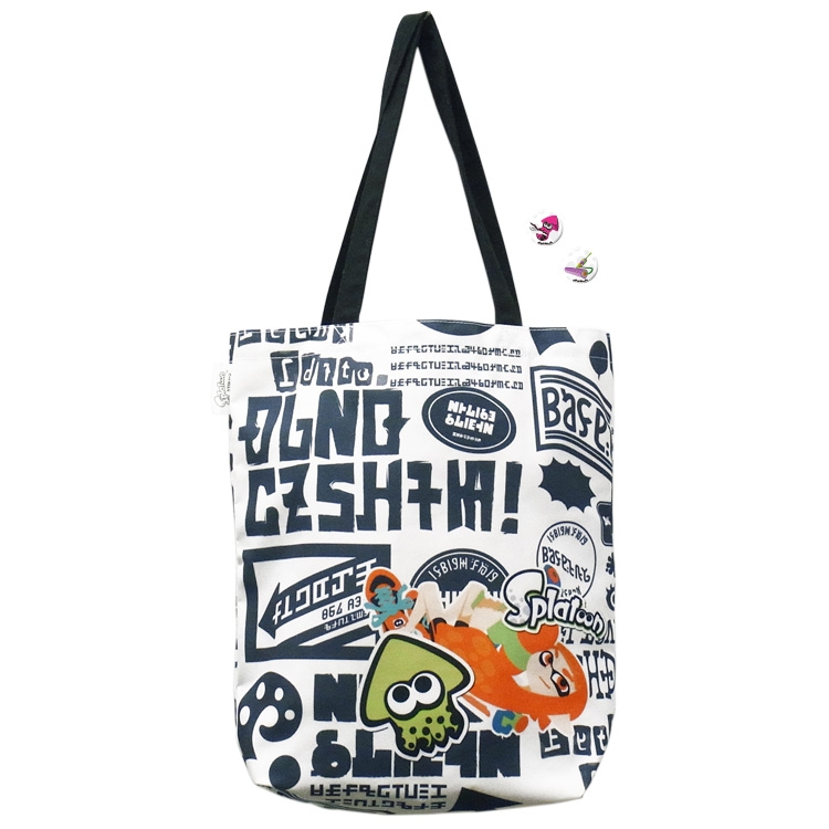 スプラトゥーン イカすカンバッジつきトートバッグ第二弾 グラフィティ Game Accessory Hmv Books Online