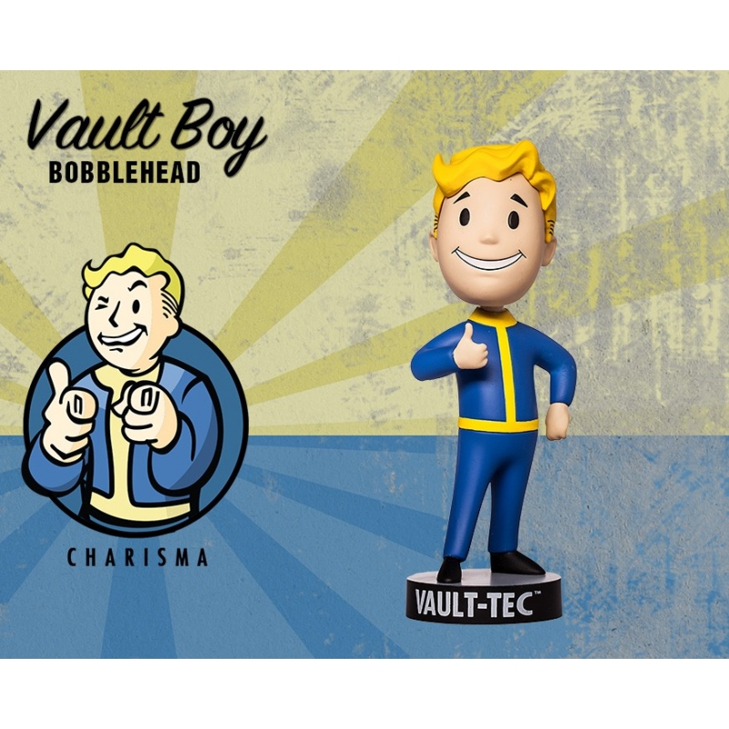 フォールアウトグッズ13点セット　falloutボルトボーイ Fallout4 VaultBoy 111 BOBBLEHEAD Series2 (CHARISMA) : Game