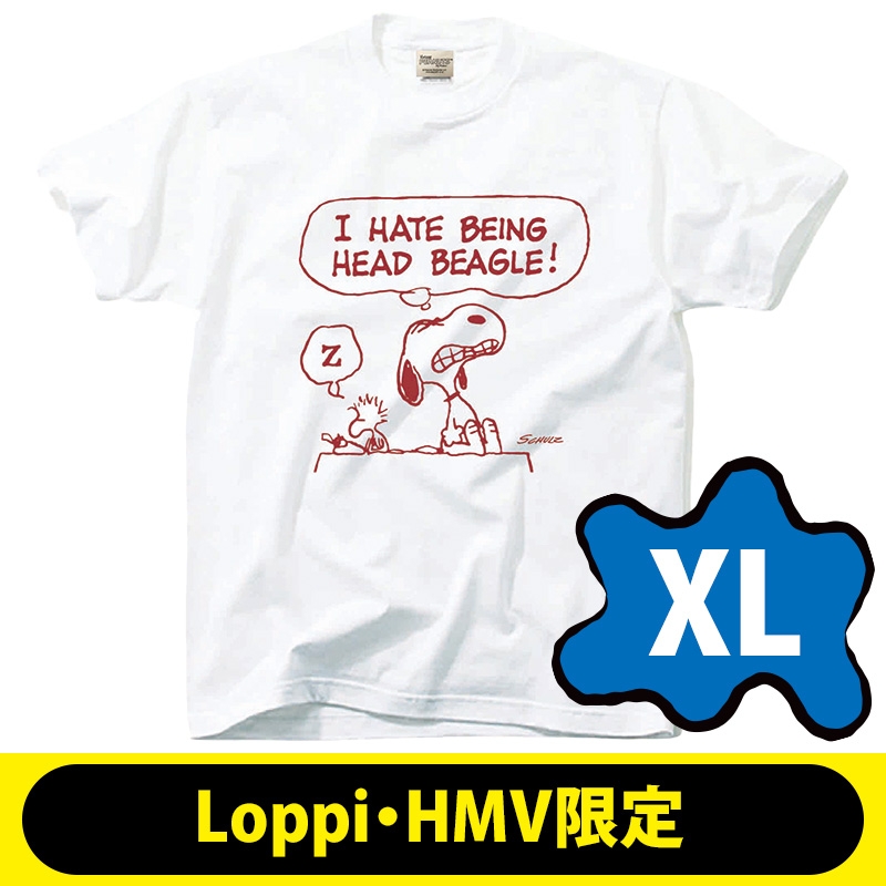 Tシャツ（XL：ホワイト） 【Loppi・HMV限定】 : スヌーピー | HMV&BOOKS online - LP029780