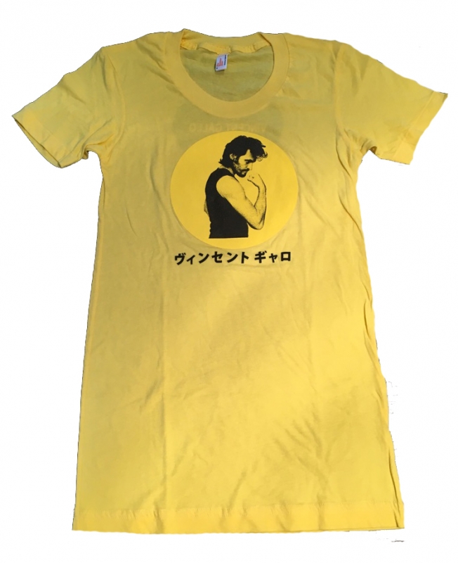 Vincent Garo T-shirts Yellow Size:XS : ヴィンセント・ギャロ