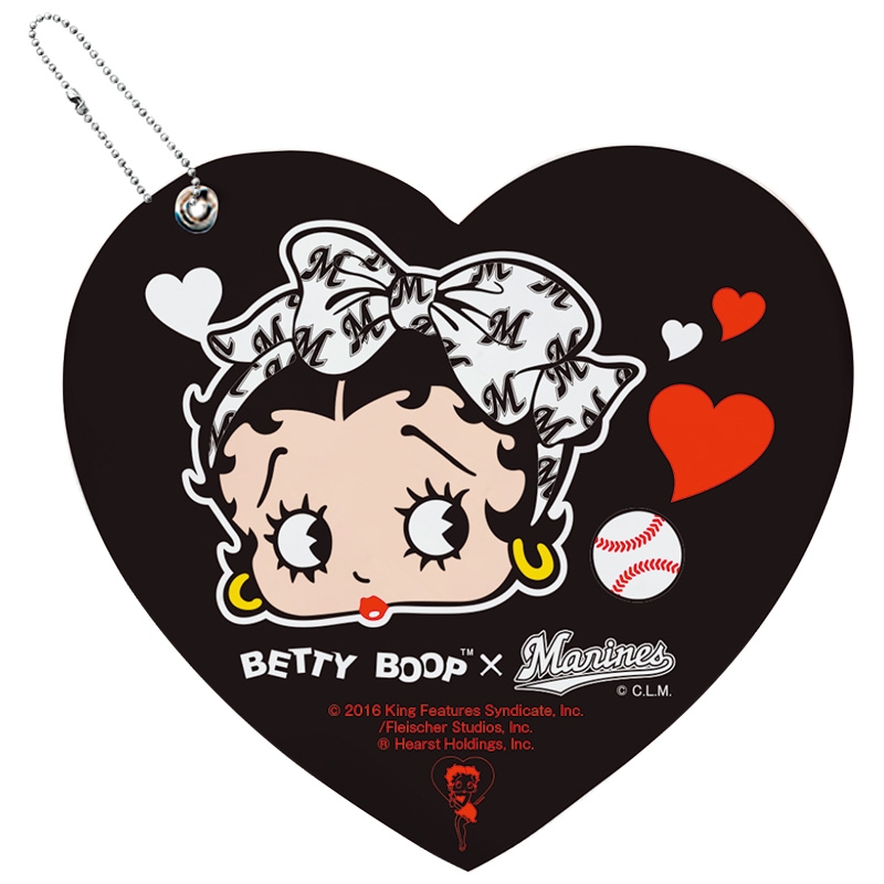 ハート型パスケース/ BETTY BOOP×千葉ロッテマリーンズ : 千葉ロッテ