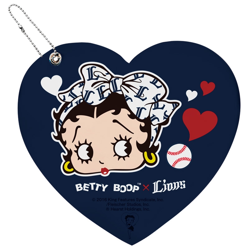 ハート型パスケース/ BETTY BOOP×埼玉西武ライオンズ : 埼玉西武