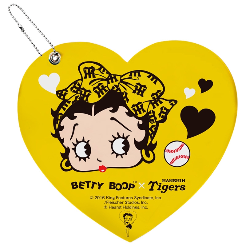 ハート型パスケース/ BETTY BOOP×阪神タイガース : 阪神タイガース