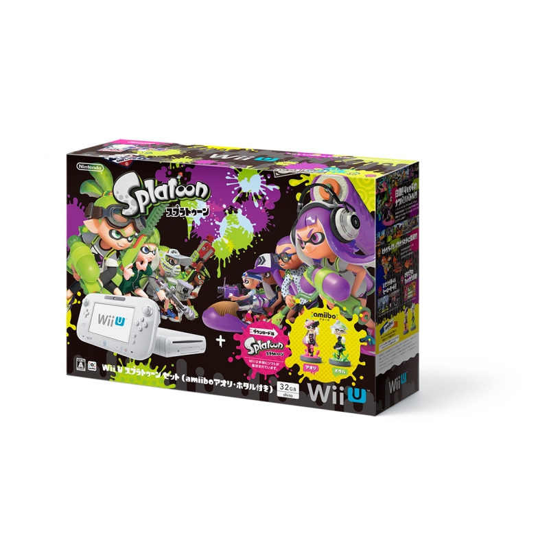 Wii U スプラトゥーン セット（amiibo アオリ・ホタル付き） : Game Hard | HMV&BOOKS online -  WUPSWAHT