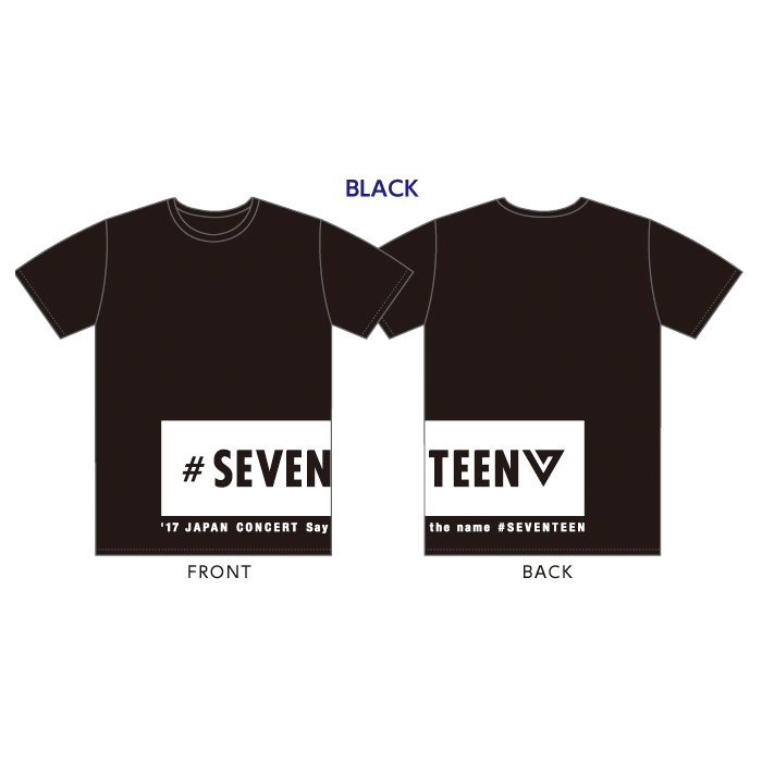 Tシャツ黒(L)／Say the name #SEVENTEEN : SEVENTEEN | HMV&BOOKS