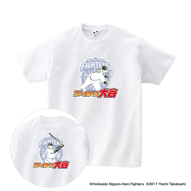 Tシャツ(背番号なし)白/M｜大谷翔平 × 高橋陽一 コラボグッズ