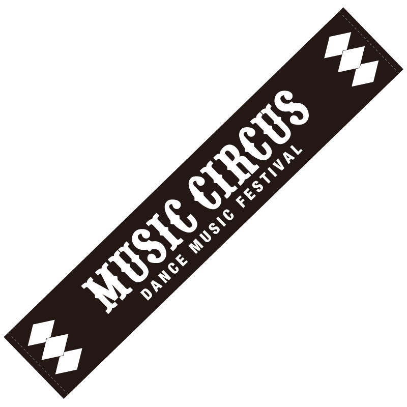 マフラータオル（黒）／MUSIC CIRCUS'17 : MUSIC CIRCUS | HMV&BOOKS