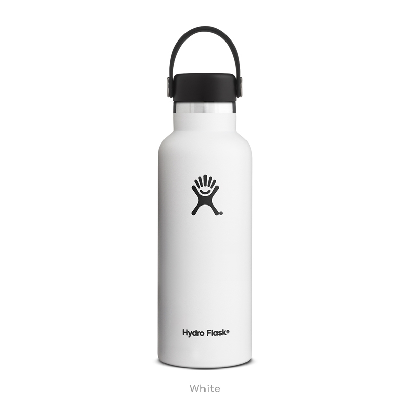 Hydration 18 Oz Standard Mouth White Hydro Flask Hydration Hmv