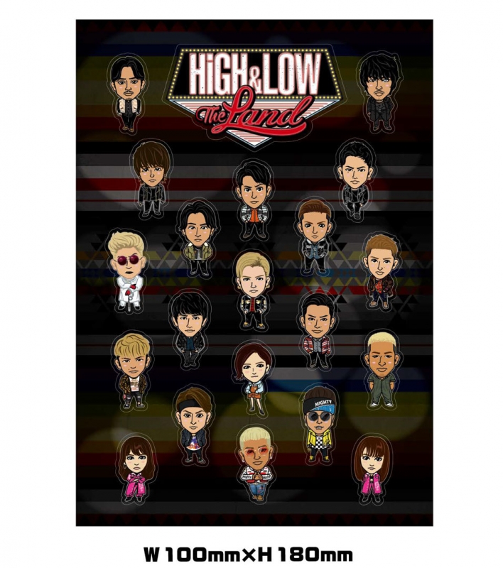 happiness 三代目 HIGH&low 登坂広臣 ステッカー ファイル 