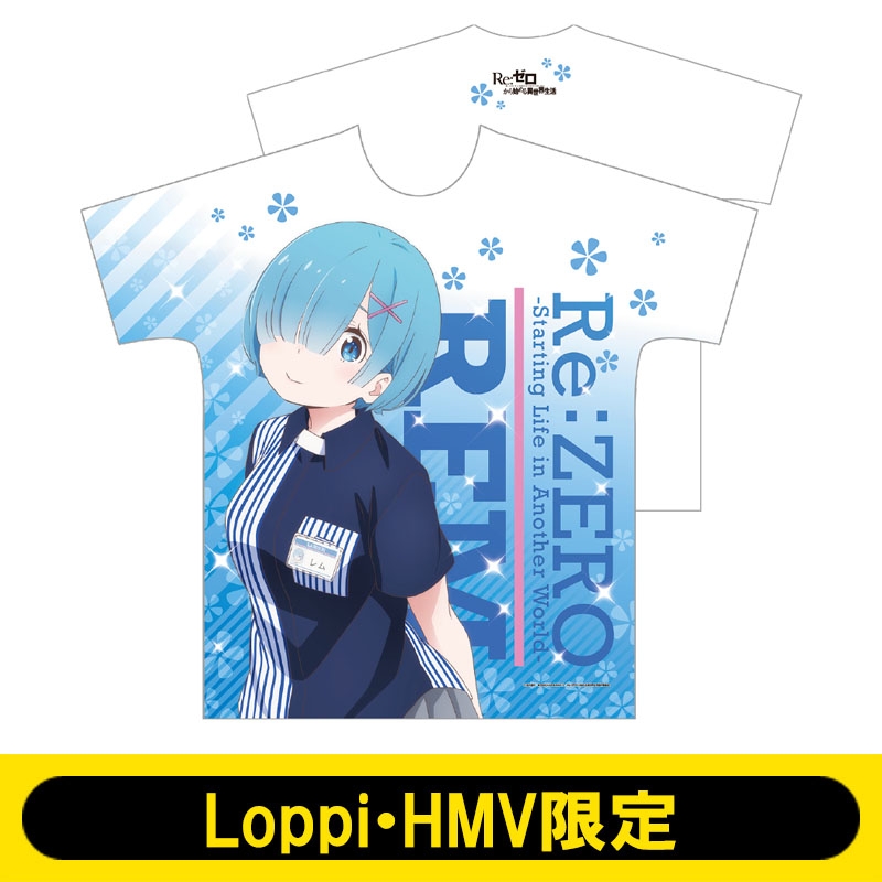 Tシャツ(ローソン制服 / レム)/ Re:ゼロから始める異世界生活 【Loppi