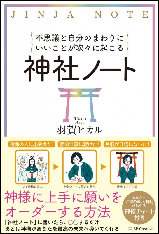 書くだけであっさり願いがかなう神社ノート 羽賀ヒカル Hmv Books Online Online Shopping Information Site English Site