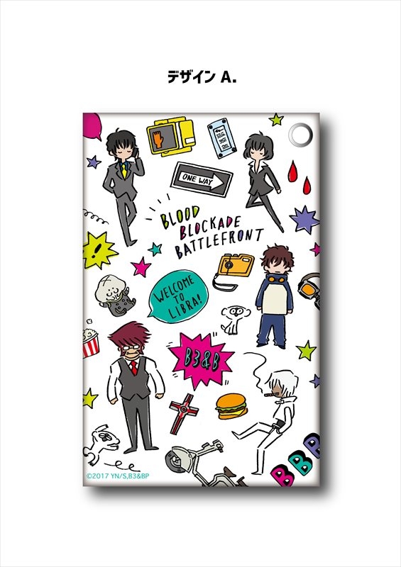 レオ パスケース 血界戦線 B3&B Blue Base　カードケース　ザップ レオ パスケース 血界戦線 B3&B Blue Base カードケース ザップ レオ