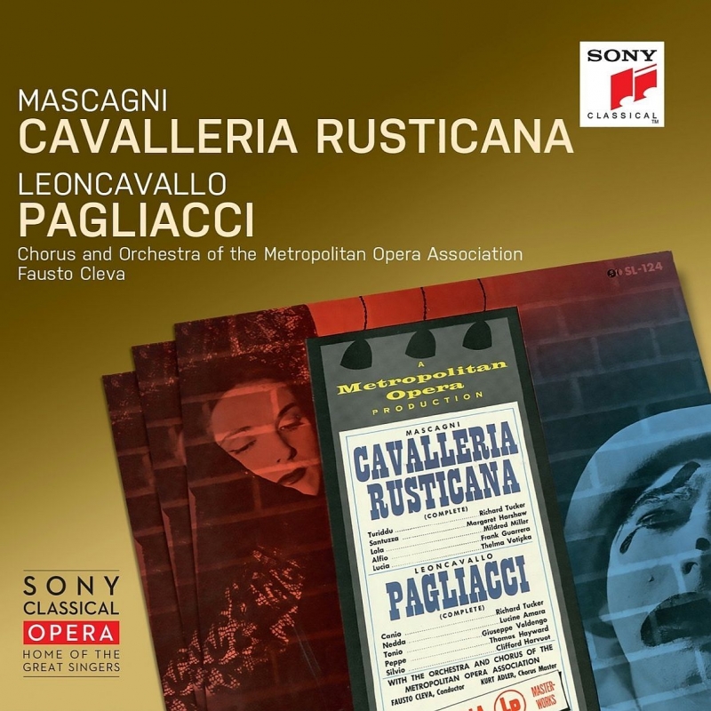 マスカーニ：カヴァレリア・ルスティカーナ、レオンカヴァッロ：道化師　クレヴァ＆メトロポリタン歌劇場、リチャード・タッカー、他（1953　モノラル）（2CD）
