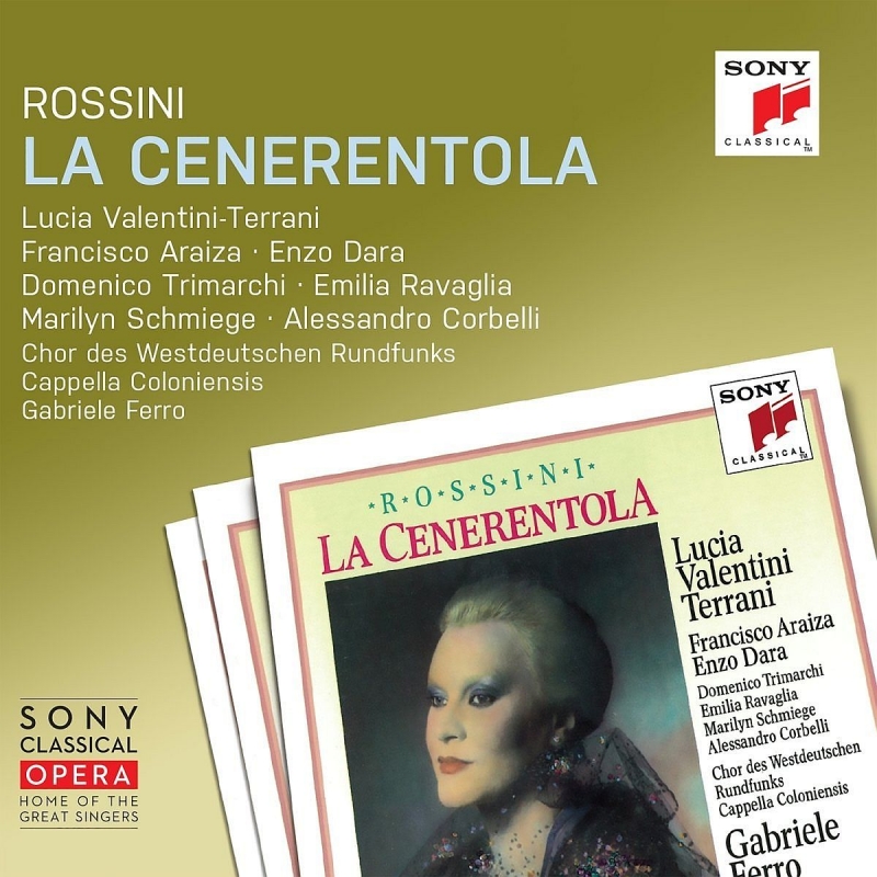 [2CD/Sony]ロッシーニ:歌劇「チェネレントラ」全曲/F.アライサ&D.トリマルキ他&G.フェッロ&カペラ・コロニエンシス 1980