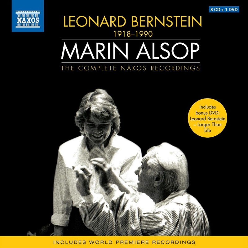 レナード・バーンスタイン・ボックス～マリン・オールソップ、NAXOSバーンスタイン録音全集（8CD+DVD） :  バーンスタイン、レナード（1918-1990） | HMVu0026BOOKS online - 8508018