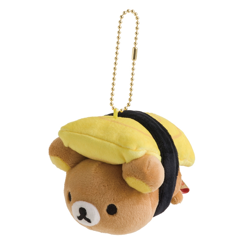 もーちもち寿司ぬいぐるみ　たまご　リラックマ　サーモン　コリラックマ もーちもちぶらさげ寿司ぬいぐるみ(たまご/リラックマ