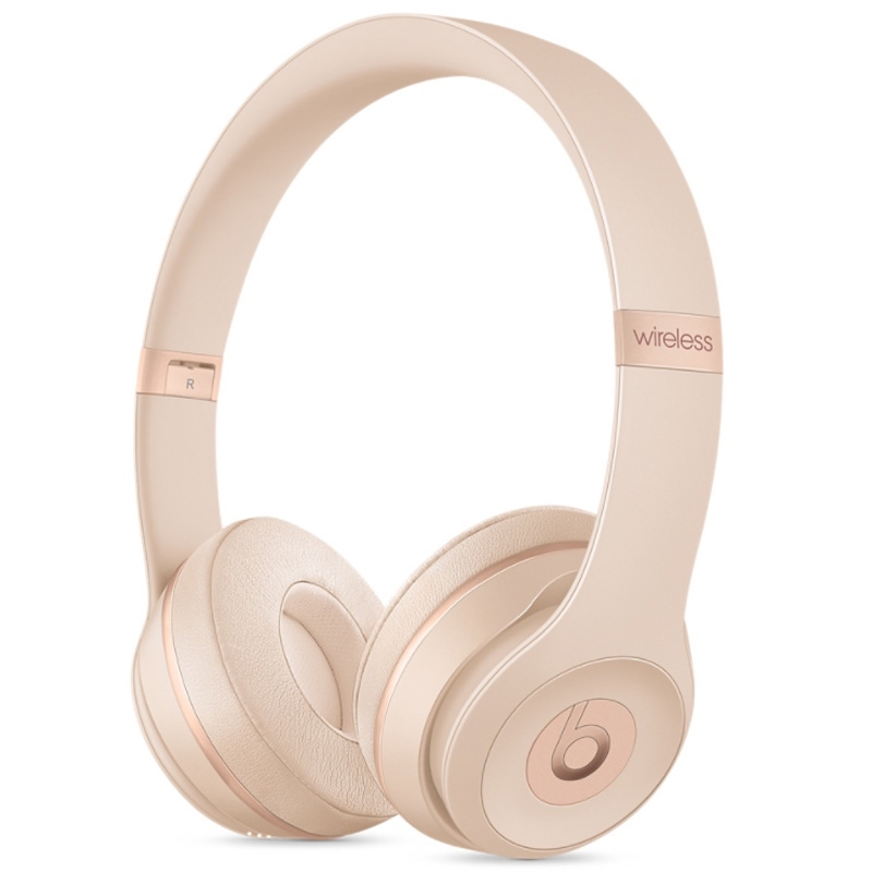 Beats Solo3 Wirelessオンイヤーヘッドフォン マットゴールド Apple