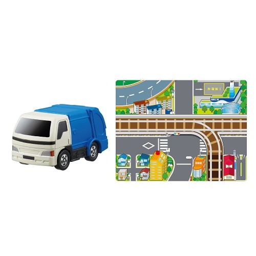 おふろdeミニカー ごみ収集車 青 緑 Hmv Books Online おもちゃ