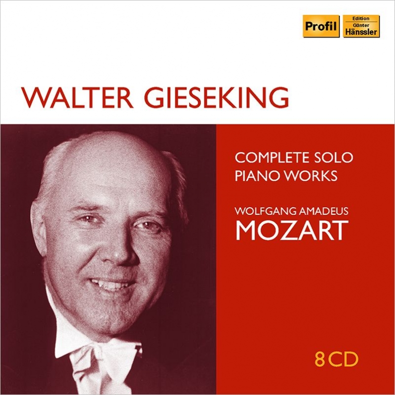 ピアノ独奏曲全集 ヴァルター・ギーゼキング（8CD） : モーツァルト 