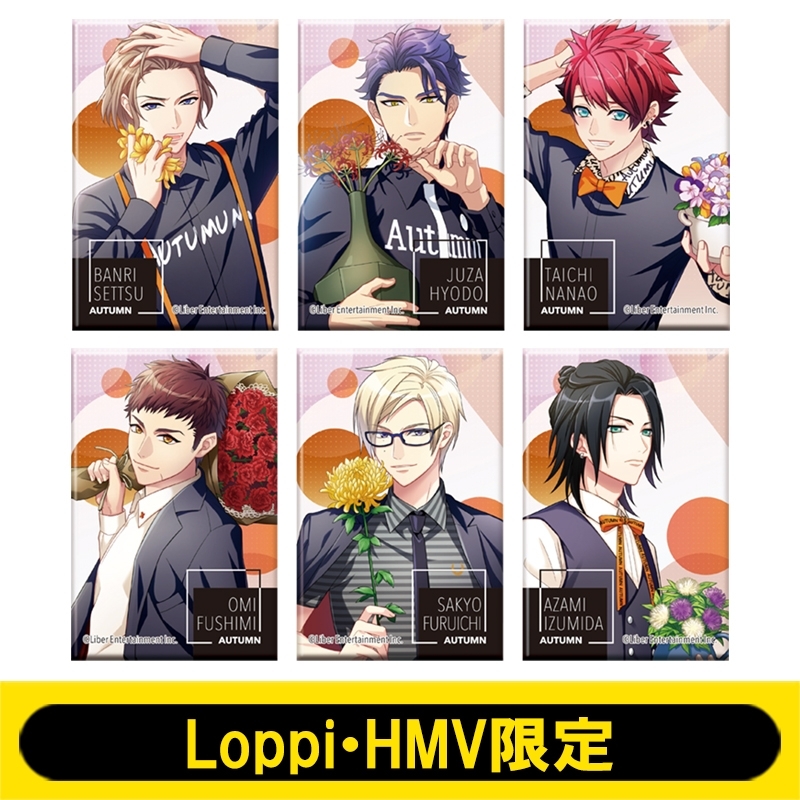 スクエアバッジセット 秋組（6個セット）【Loppi・HMV限定】 : A3