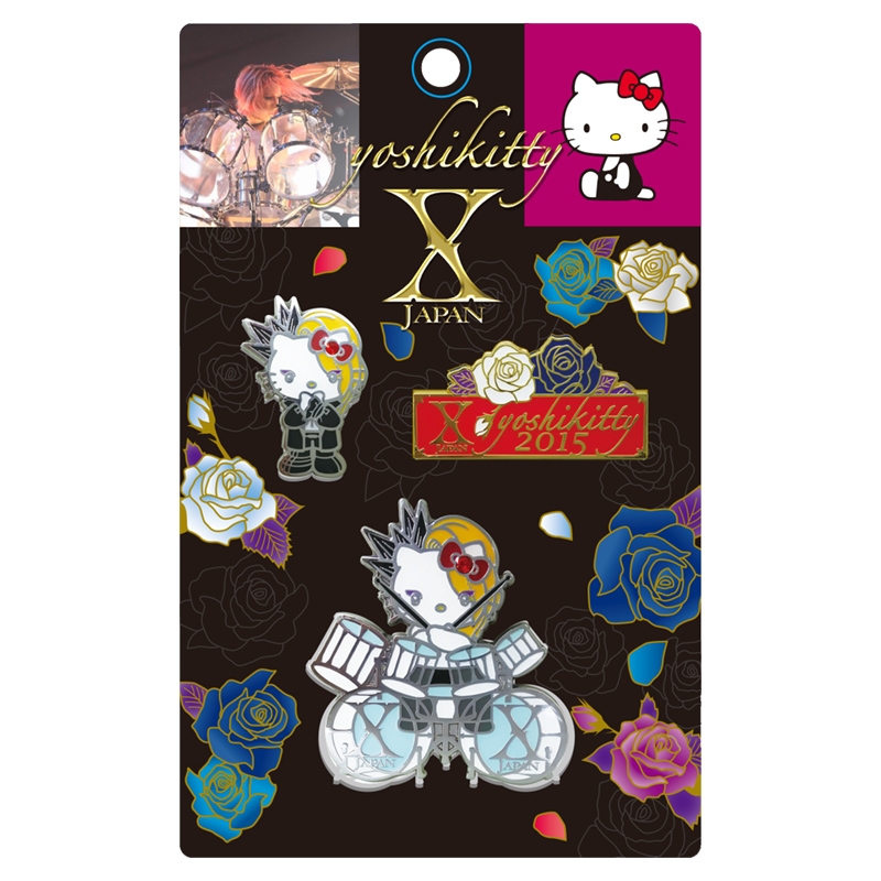 yoshikitty ピンバッジ3個セット(Xポーズ) : YOSHIKI | HMV&BOOKS