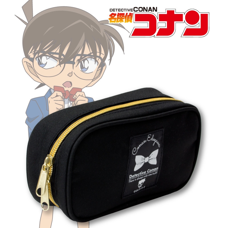 発掘 - 新登場ブランド 名探偵コナン 名 : モチーフデザインメイクポーチ(江戸川コナン) バック・袋類