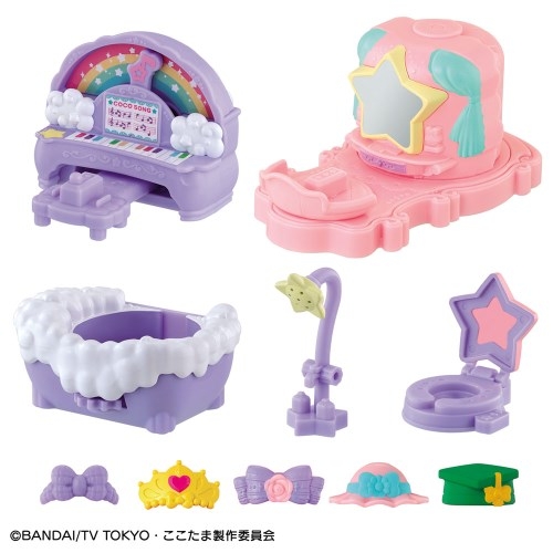 キラキラハッピー☆ ひらけ！ここたま しかけいっぱい！家具セット