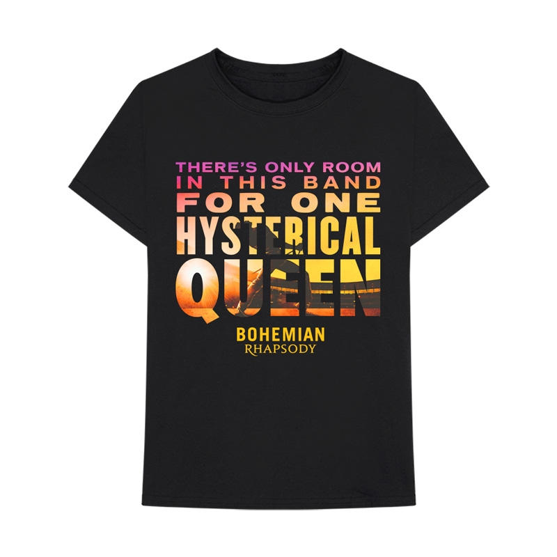 Queen Hysterical Queen Mask Tシャツ L 黒 Hysterical Queen Mask T-shirt S（※2019年4月上旬入荷分） : QUEEN