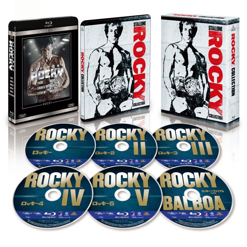 映画ＲＯＣＫＹ(ロッキー)のブルーレイコレクション６枚組 ＭＧＸＺ 