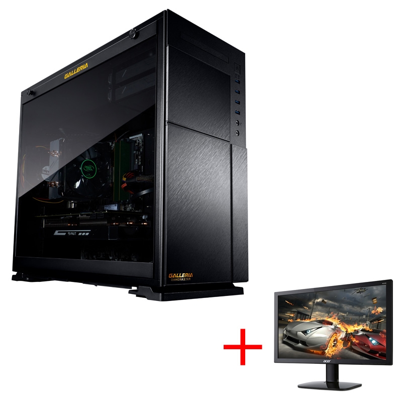 GAMEMASTER GXBC706 デスクトップPC＋24インチモニター（Acer