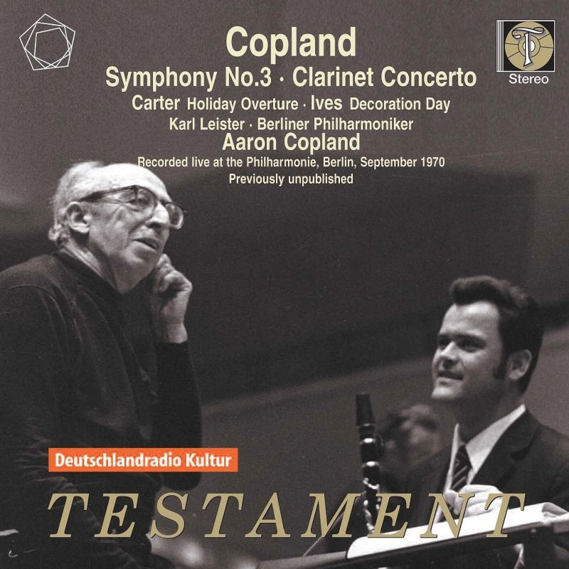 交響曲第3番、クラリネット協奏曲、他　アーロン・コープランド＆ベルリン・フィル、カール・ライスター（1970年ステレオ）