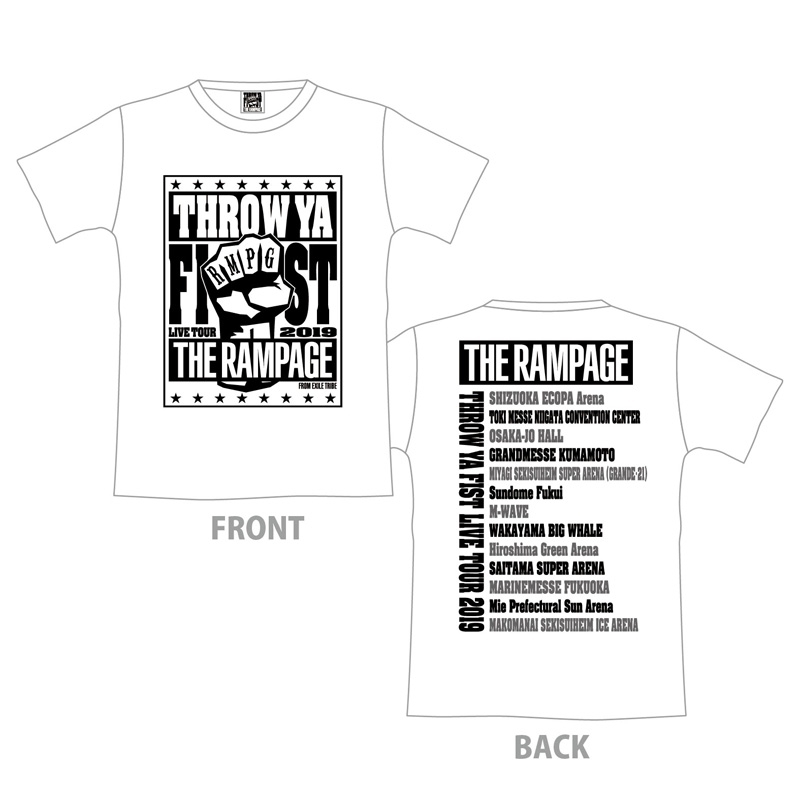 ツアーTシャツ WHITE Sサイズ : THE RAMPAGE from EXILE TRIBE 