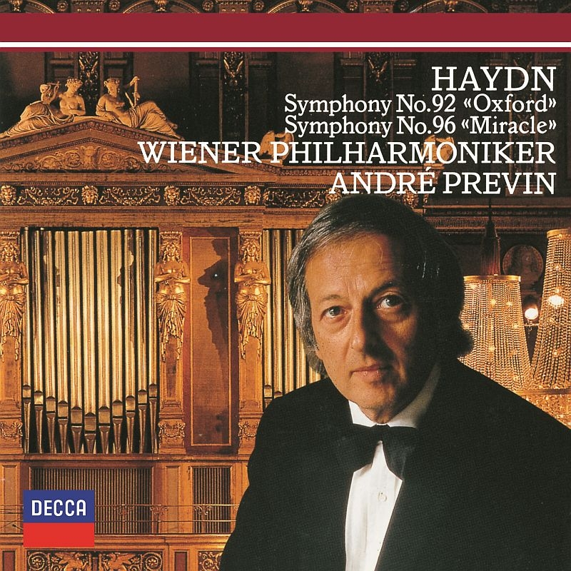 交響曲第92番『オックスフォード』、第96番『奇蹟』 アンドレ・プレヴィン＆ウィーン・フィル : ハイドン（1732-1809） |  HMVu0026BOOKS online - UCCD-5281