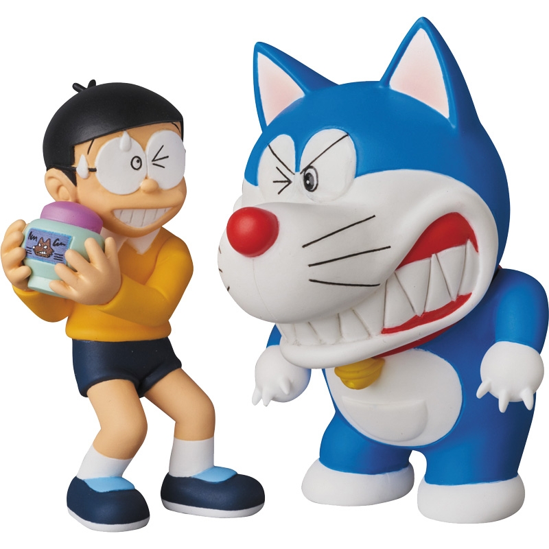 希少品　ドラえもん　 藤子・F・不ニ雄作品シリーズ オオカミ男クリーム　ソフビ UDF｢藤子・F・不二雄作品｣シリーズ！ おおかみ男クリーム : ドラえもん