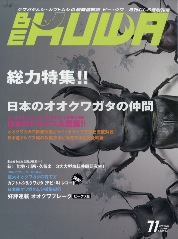 最大53%OFFクーポン BE KUWA ビー クワ 月刊むし12月増刊号 2019.11.15