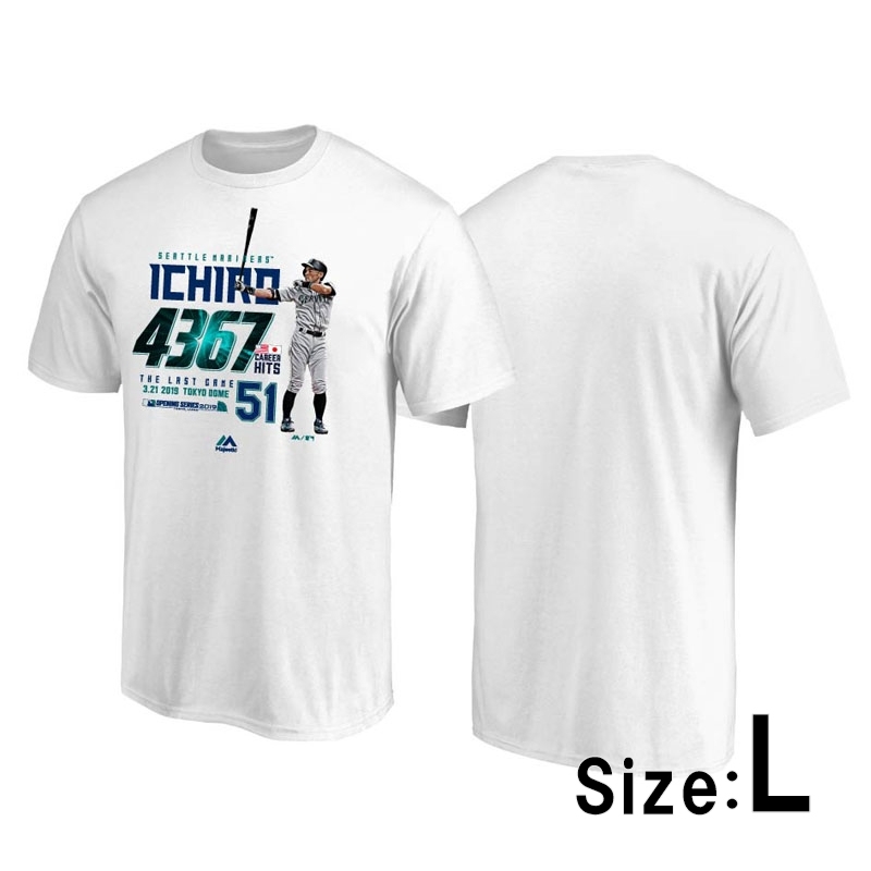 イチロー引退記念Tシャツ 2 White Lサイズ : イチロー | HMV&BOOKS 