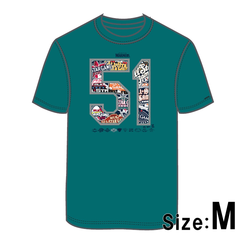 イチロー引退記念Tシャツ(ICHIRO ALL STAR RETIREMENT)Mサイズ 