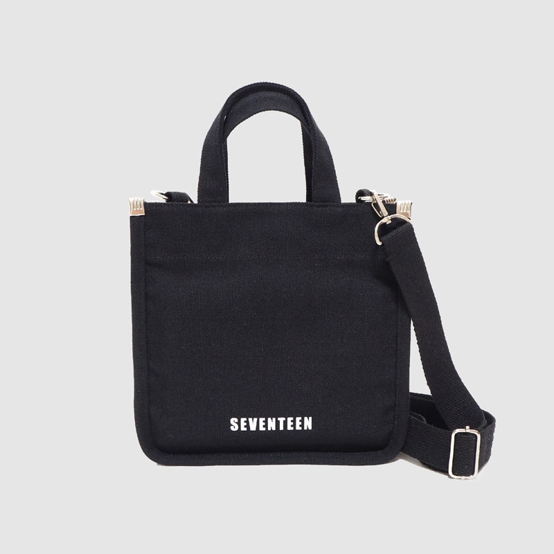 SEVENTEEN セブチ　トートバッグ　BLACK LINE